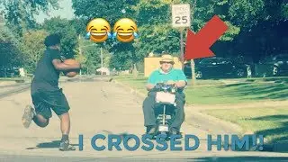DRIVE BY DUNK CHALLENGE GONE WRONG!!