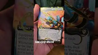 Adaptive omnitool with gold vinyl #commander #edh #altered #art #fyp #magic #mtg #foryoudeck