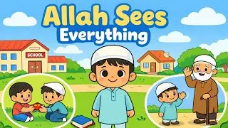 Allah Sees Everything 👀🌙 | Beautiful Moral Story for Kids | Deenkidsby_momo