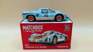 Porsche 910 Matchbox 70 Years Special Edition Release 2023 diecast car model