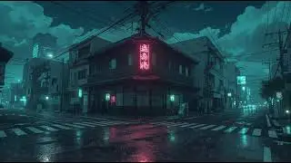 Lofi Rain Music Inspired by Quiet Tokyo Nights for Study 🌧️