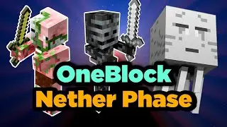 Nether Phase Is Dangerous In OneBlock 😰| Minecraft OneBlock (Hindi) #7