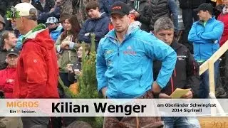 Wenger Kilian am Oberländer Schwingfest 2014 Sigriswil