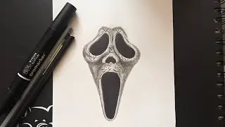 How to Draw Ghostface - Scream Vl |  Step by Step
