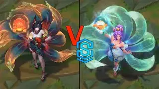After Hours Ahri VS Spirit Blossom Springs Ahri
