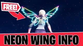 How to Get FREE NEON WINGS Backbling! (Fortnite Party Royale)