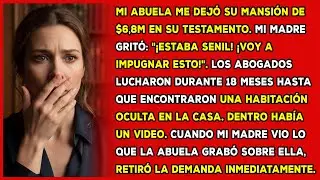 Mi madre me demandó por el testamento de $6,8M de mi abuela. Un video secreto la...