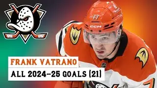 Frank Vatrano (#77) All 21 Goals of the 2024-25 NHL Season