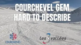 Skiing 4.9km various pistes 'Roc Merlet', 'Plan Mugnier', and 'Roc Mugnier' in Courchevel, 2026