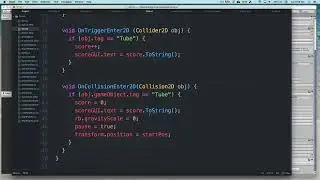 6.Flappy Bird in Unity - Collision and Restart