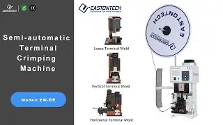 EW 09 terminal crimping machine with safety cover