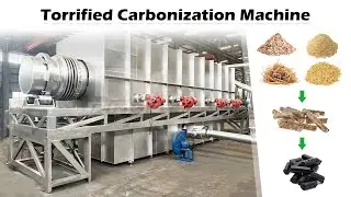 Dingli Biomass Pellets Torrefaction Charcoal Machine For Sale#charcoalmakingmachine