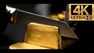 🔥 Sharp & Smooth Cutting Sounds | Deep Relaxation ASMR 💤Gold 🪙 cutting sounds 💖💞