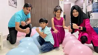 Pink Vs Blue Challenge || Pop the Baloons 🎈| Who will win ?