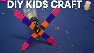 DIY Kids Craft: Recycled Bottle Propeller Activity