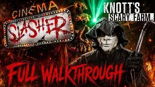 Cinema Slasher Full Walkthrough | Knott's Scary Farm | Knott's Berry Farm 2025