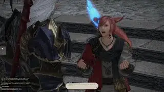 G'raha Tia meets Estinien