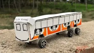 How to make Mini Bus in home | Kutty Bommai