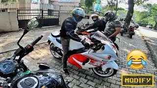 R15 modified into Hayabusa 😂