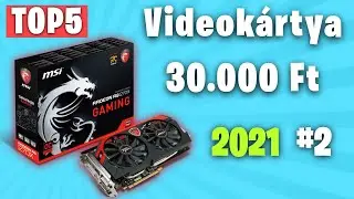 [TOP 5] Olcsó Videokártya Játékra 😱 2021 #2