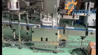 Automatisch flenzen en naden,papier kan flanger en naadmachine (2021)