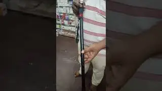Walking stick with advanced gadgets for old people