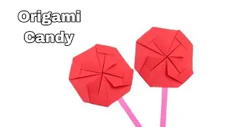 Конфеты-оригами своими руками!! Как сделать бумажные конфеты!! Бумажные конфеты