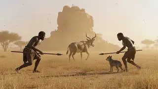 Life Million Years Ago | Homo Habilis Hunts With the First Dog