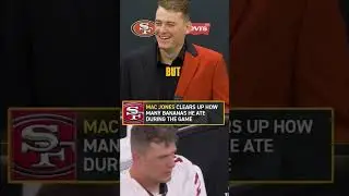 Mac Jones clears up how many bananas he ate 🤣 #highlights #football #sports #nfl #49ers #fyp