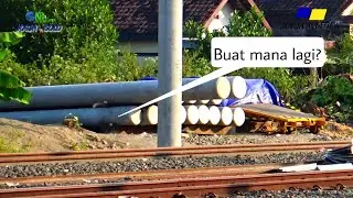 PROGRESS KRL JOGJA SOLO DI STASIUN SROWOT