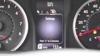 Camry Multi-Information Display