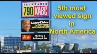790 KABC & 95.5 KLOS 405 Sign