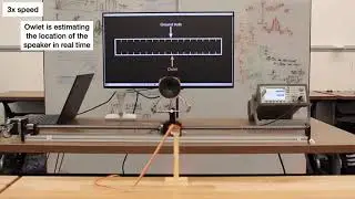 Owlet Demo: Localization of a moving sound source | Low-power | Microstructure based sensing