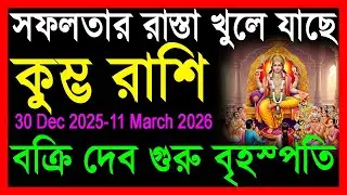 কুম্ভ রাশি ২০২৬ সফলতার রাস্তা খুলবে|Kumbha Rashi 30 Dec-11 March 2026 |Aquarius December
