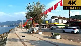 Bursa Gemlik | Kurşunlu Şükrü Şankaya Kordonu | Gündoğdu Köyü Yolu | Drivingtour | 4K 60fps | 2023 |
