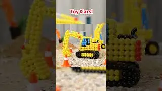 ✨ Magic Toy Pop! Red Truck & Yellow Excavator Transformation 🚜🚒 #toycars #toytrucks #kidssong