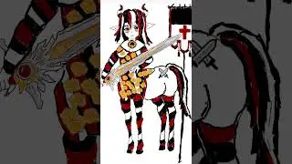 the second horse of the apocalypse war #war #holy #crusades #anime #art #4horsemen