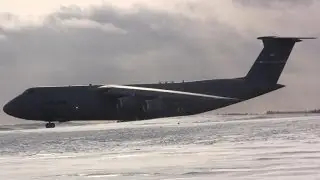 Lockheed C-5M Super Galaxy Taking Off