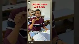 Offline exam are back ft @funcho #cbse #term2exam
