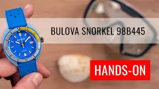 HANDS-ON: Bulova Snorkel Quartz 98B445 Blue Tang Fish