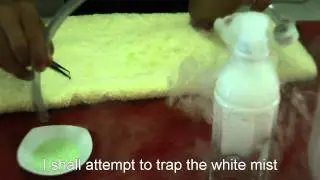 Dry Ice Bubbles - fun with dry ice and soap water
