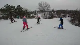 25 12 30 Afton Alps with Joe and kid 4 Lylee crash