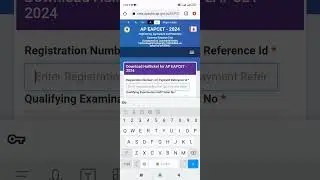 #apeamcet2024 #hallticket download #trending #how
