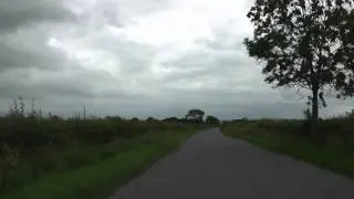 Driving Between Bishampton & Throckmorton, Pershore, Worcestershire, England 22nd June 2013