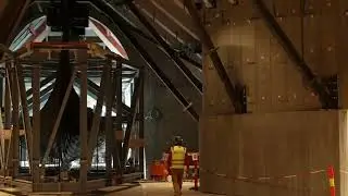 Time-lapse video of the Oseberg Ship's move into the Museum of the Viking Age
