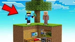I Became a Baby in Minecraft Skyblock