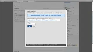 How to Redirect a Page in Siteboxpro CMS Tutorial