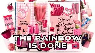 Rainbow Junk Journal Flip Through: Completed Color Gluebook Pages