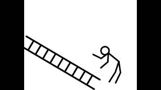 Stickman and ladder2... #stickman #stickmanhero #stickmanfun #stickmanparty #stickmandismounting