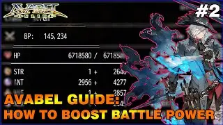 Guide #2 : How to Boost Battle Power!! - Avabel Online
